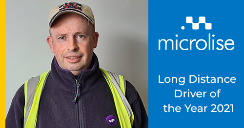 Gist Driver wins Microlise Long Distance Driver of the Year 2021